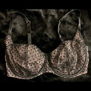 Victoria’s Secret unlined balconet underwire bra.